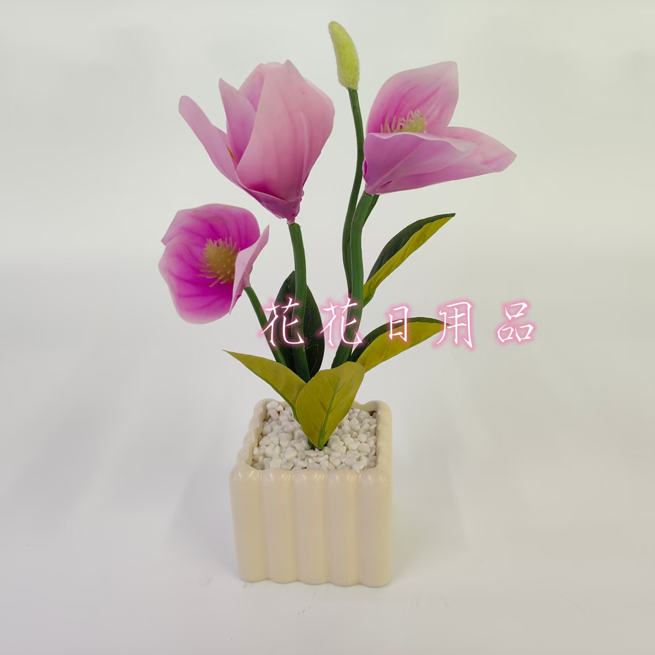 Artificial flowers, fake flowers, bonsai, ceramic POTS, magnolia flower ornaments and decorative items Application Scenario
