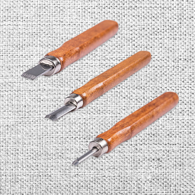 【 Sword 】SK2 Imitation rosewood 3-12 piece set Olive kernel Carving Knife, woodworking carving knife, hand carving tool details Picture