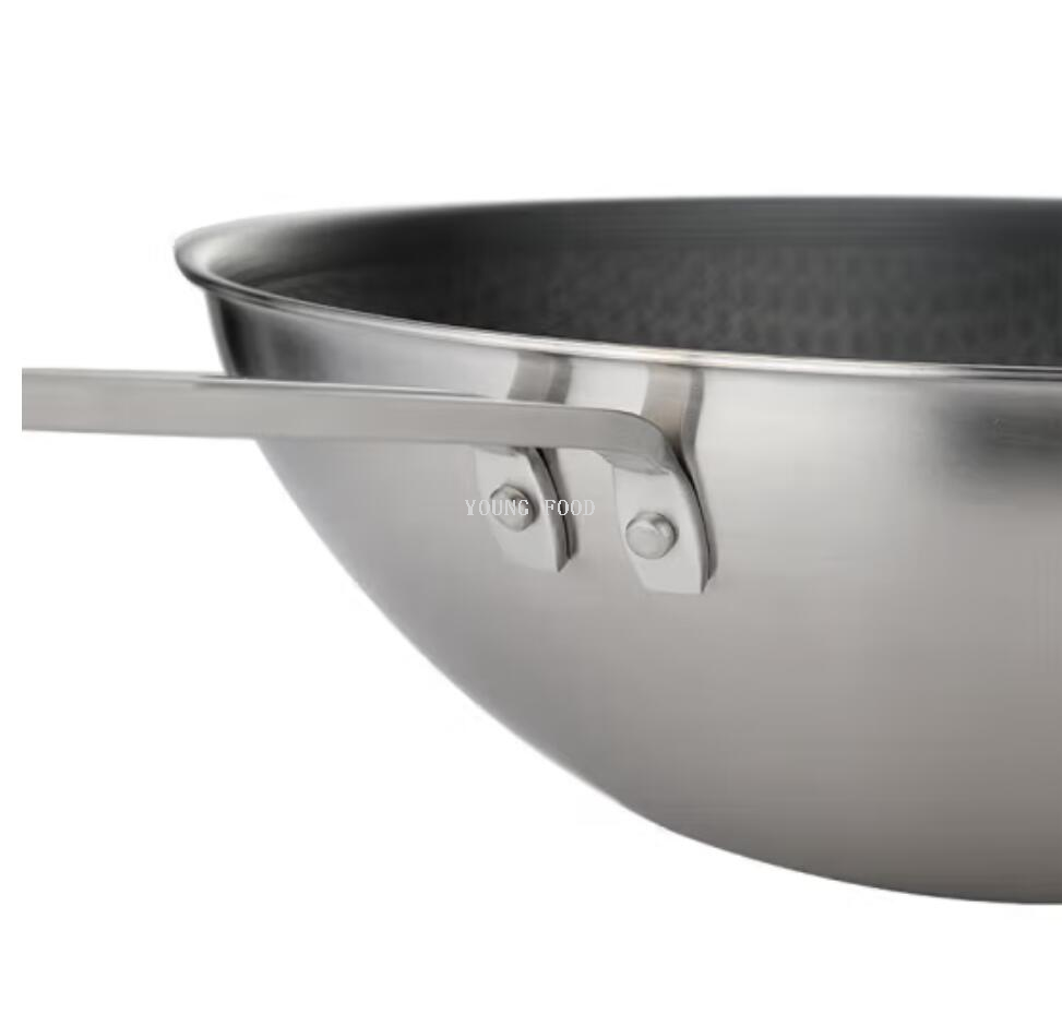 批发包邮！双立人Moment不锈钢蜂巢中式炒锅30cm ZW-C150手办百货详情3