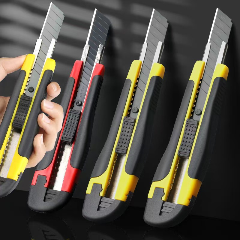 Factory direct sales of utility knife holders, large industrial-grade self-locking tool knives, thickened, durable and heavy-duty full figure