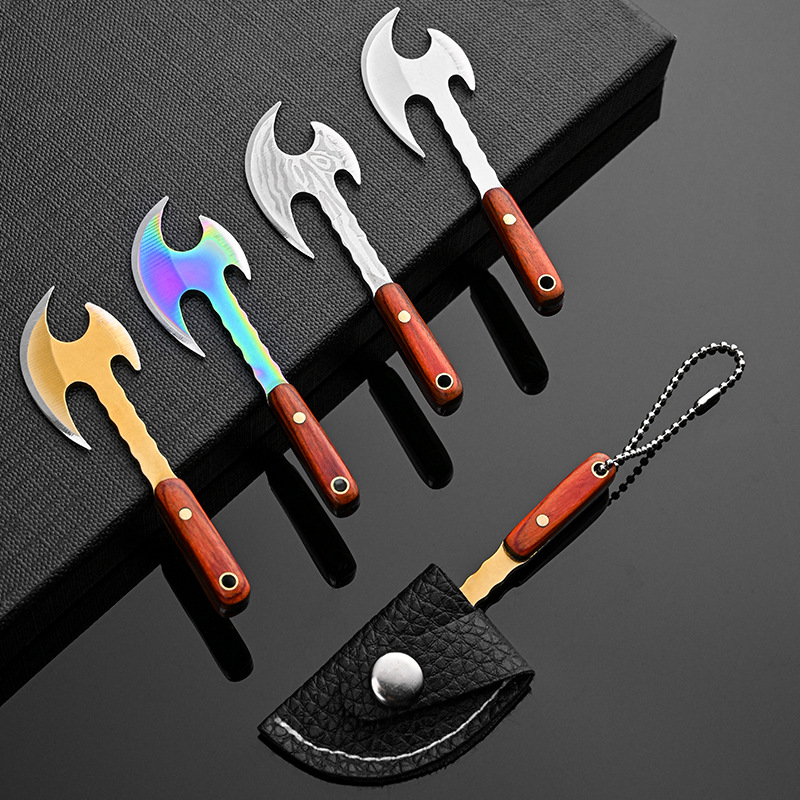 Wholesale parcel opening knives, non-folding EDC small knives, mini cutting knives, embroidery knives, small kitchen knives, portable box opening axe knives Item Picture