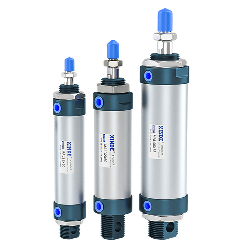 MAL Yadek type aluminum alloy mini cylinder 16/20/25/32/40-25*50X75X100x150x200 Item Picture