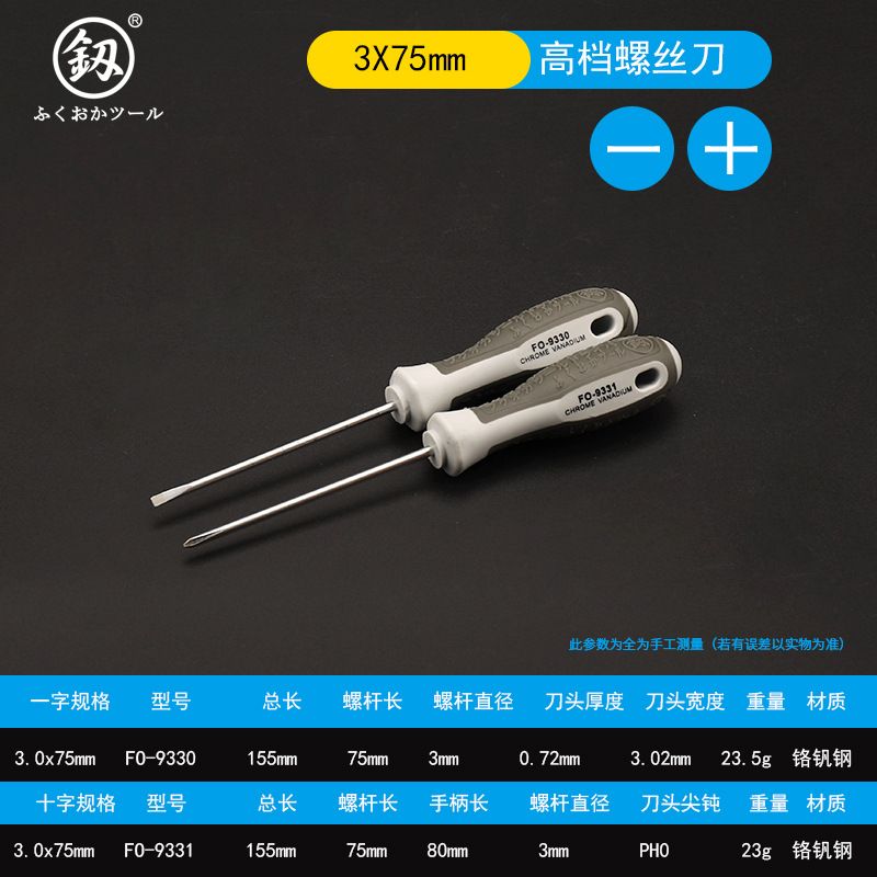 Fukuoka screwdriver, strong magnetic redresser, one-line cross tool set, industrial-grade screwdriver, screwdriver, eight-pole plum blossom undefined