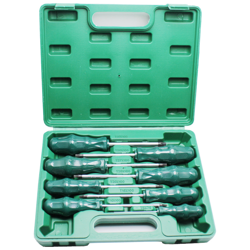 8-piece set of cross-shaped screwdrivers, star screwdrivers, hexagonal screwdrivers, screwdriver screwdriver sets, T-shaped screws full figure