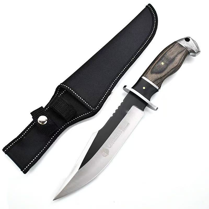 Cross-border sharp multi-purpose fishing and camping knife, household fruit peeler knife, outdoor sharp steak and meat cutting knife undefined