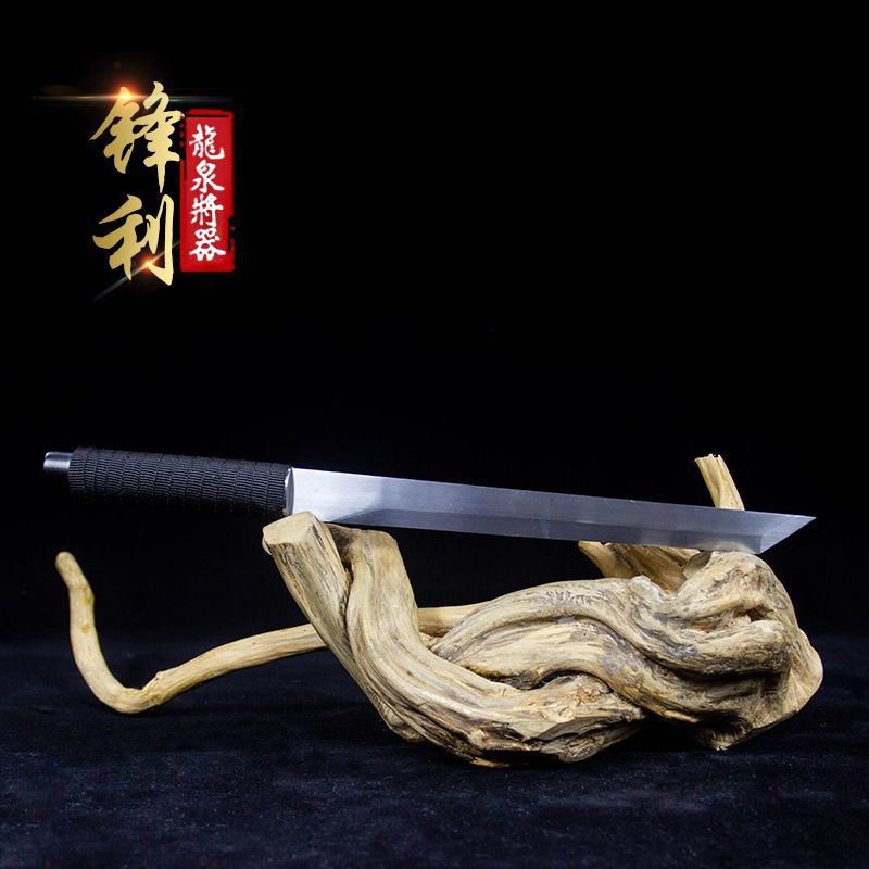 Longquan Jiangqi cooking knife, sashimi knife, extended chef knife, sushi knife, willow blade, sashimi knife, kitchen knife Specification drawing