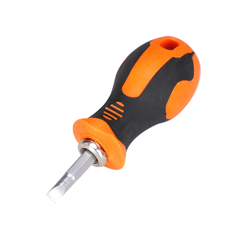 Wholesale of plastic-handled ratchet screwdrivers, hardware tools, magnetic screwdrivers, manual screwdrivers, and radish head screwdrivers for maintenance Item Picture