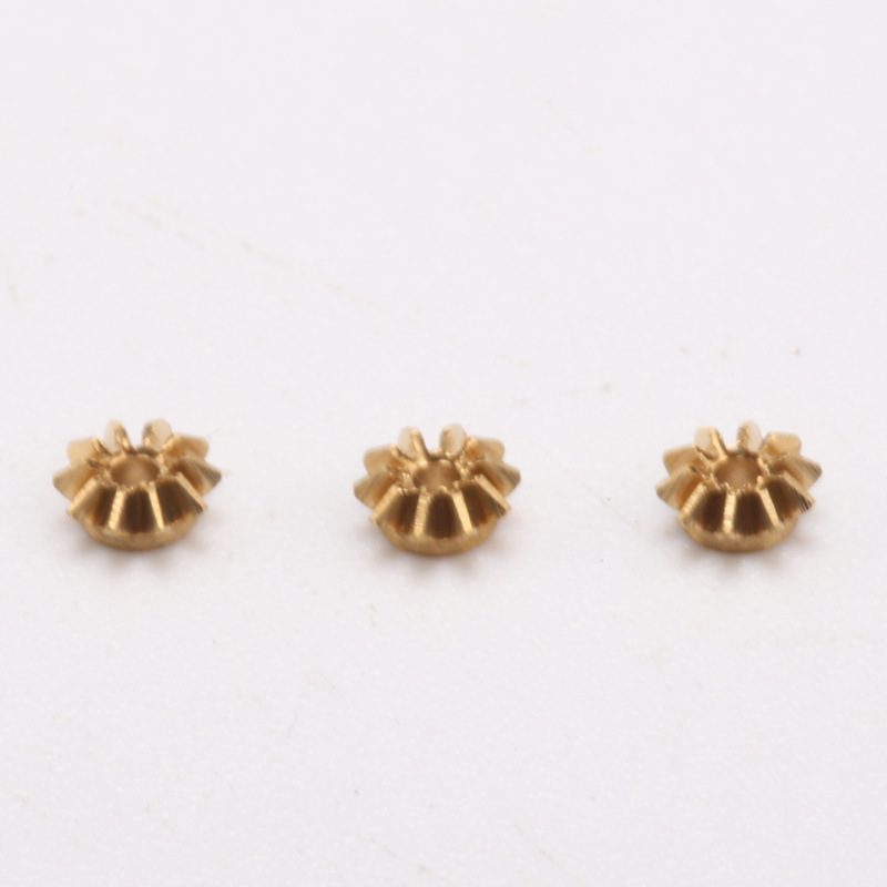 Precision copper gears, copper bevel gears, 1.5 height, 10 teeth, micro gears, turbine transmission gears Application Scenario