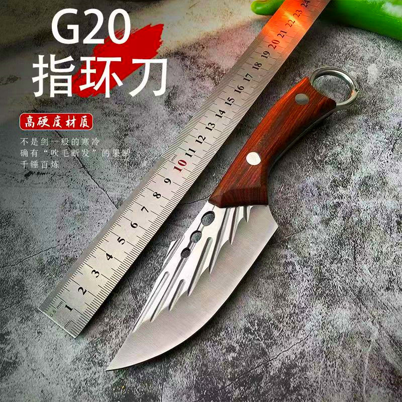 Hand-forged meat cutting knives, multi-purpose knives, fruit knives, outdoor camping cutting knives, Western food knives, fox knives, bone-removing knives Specification drawing