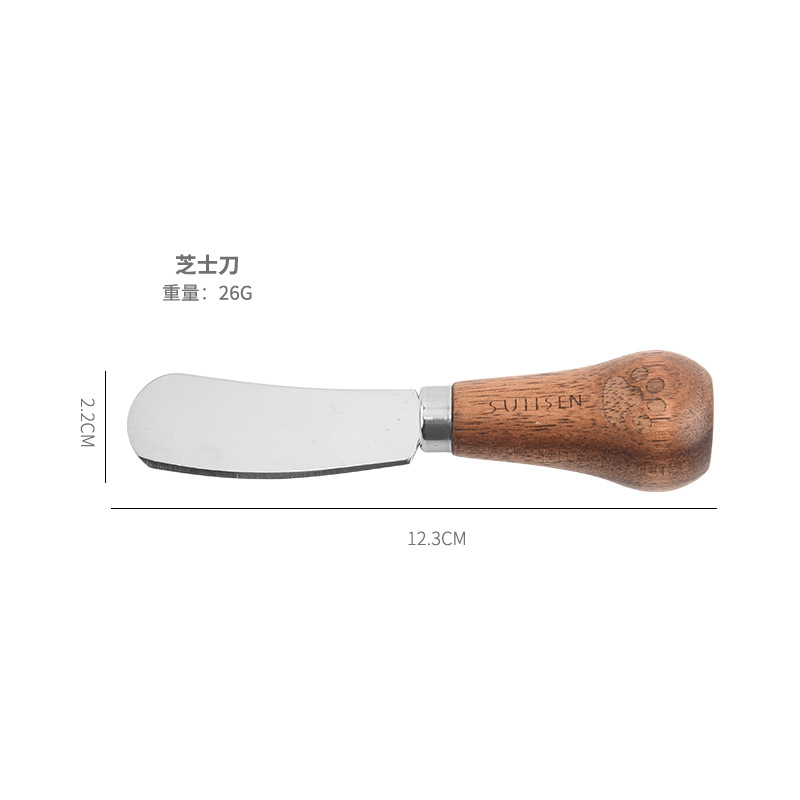 New household stainless steel upright cheese knife, creative butter spreading knife, bread and jam spatula manufacturer wholesale Application Scenario