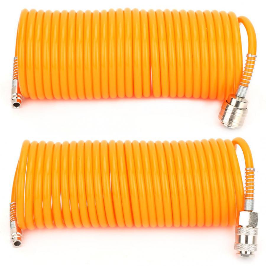 PE pneumatic air duct air compression flexible hose 5×8×7.5m with European-style quick couplings Item Picture