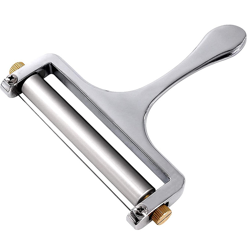 Cheese knife, slicing butter knife, multi-functional zinc alloy cheese knife, cheese butter cheese slicer, cheese roller knife Application Scenario