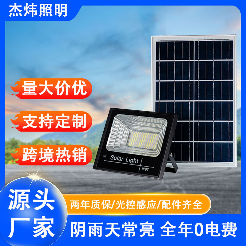 Solar floodlight Treasure Basin type split waterproof floodlight, ultra-bright solar outdoor light Application Scenario