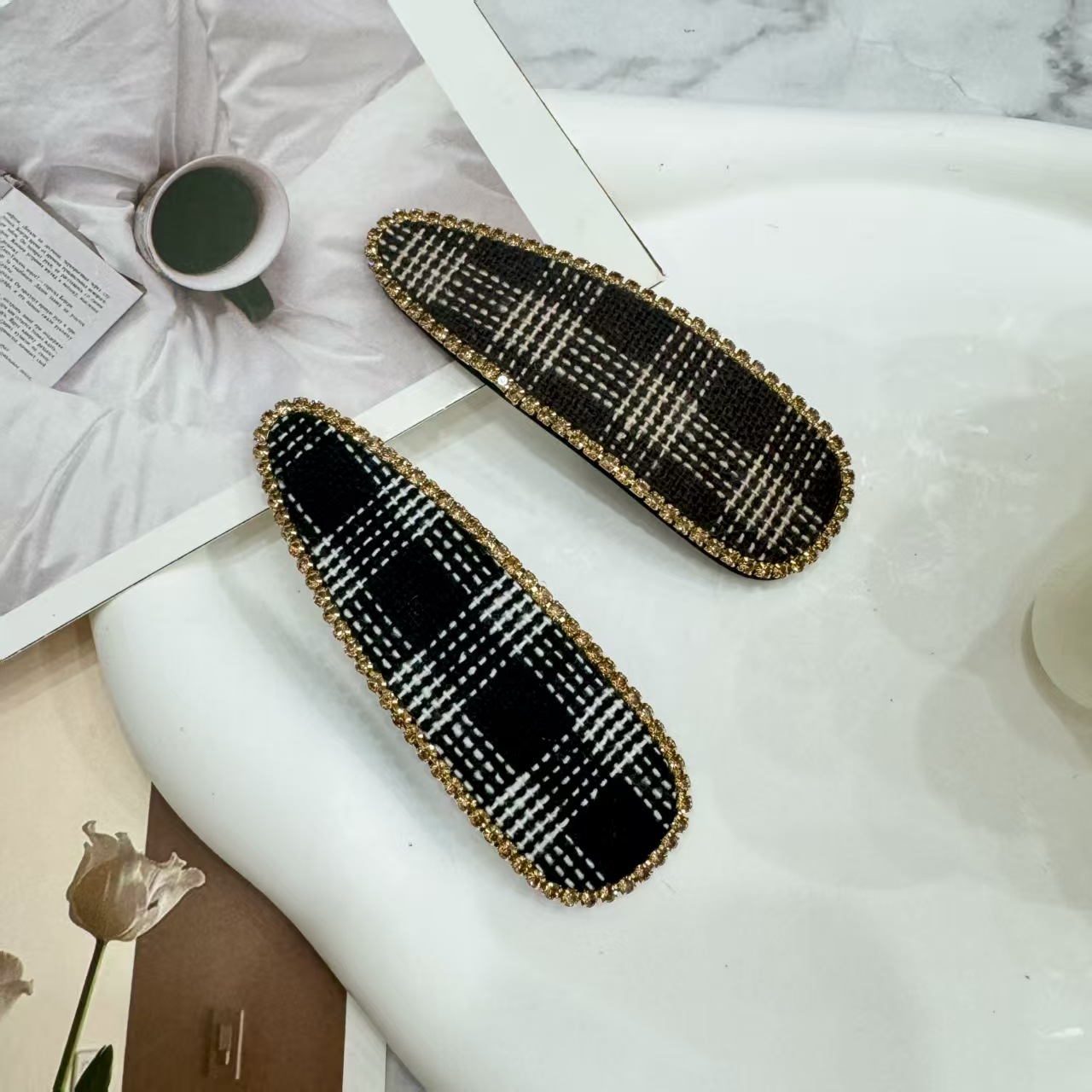 Elegant new Chinese-style hairpin box set with a one-piece clip, a trendy summer hair accessory for girls and children details Picture