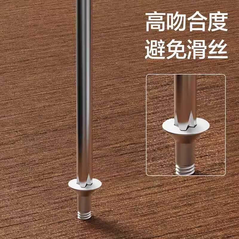 Deli Screwdriver SUP11, high-hardness strong magnetic screwdriver, cross-head, industrial-grade rubber-coated screwdriver, for household use Application Scenario