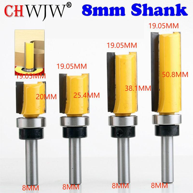 8MM profiling trimming tool 1-4pc straight edge profiling milling cutter export AliExpress Amazon engraving machine milling cutter promotion Application Scenario