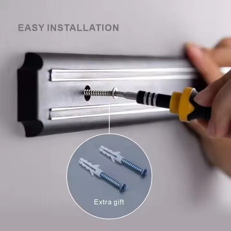 Cross-border magnetic knife rack 3338 50 55CM Magnetic strip specialty store Household kitchen knife storage rack Tool storage rack Specification drawing