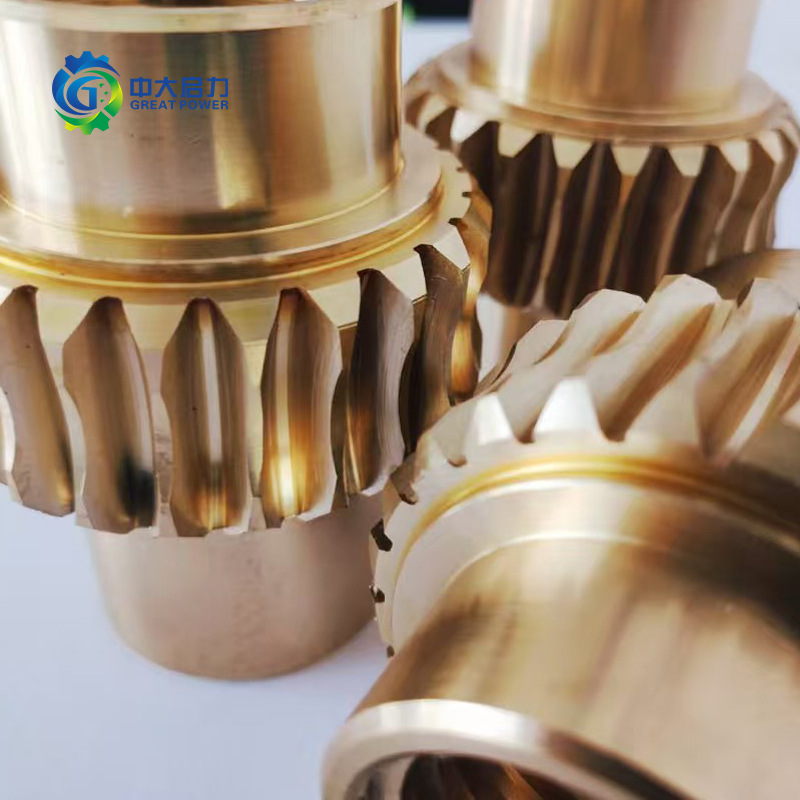 Worm gear transmission parts processing, high-precision worm gear processing, various non-standard worm gear manufacturers produce according to drawings details Picture