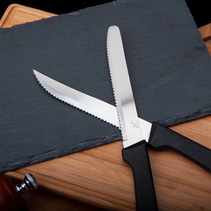【 Exclusive for Newcomers 】 Stainless steel steak knife, household tableware, multi-purpose steak knife, Western food knife, fruit knife, bread knife full figure