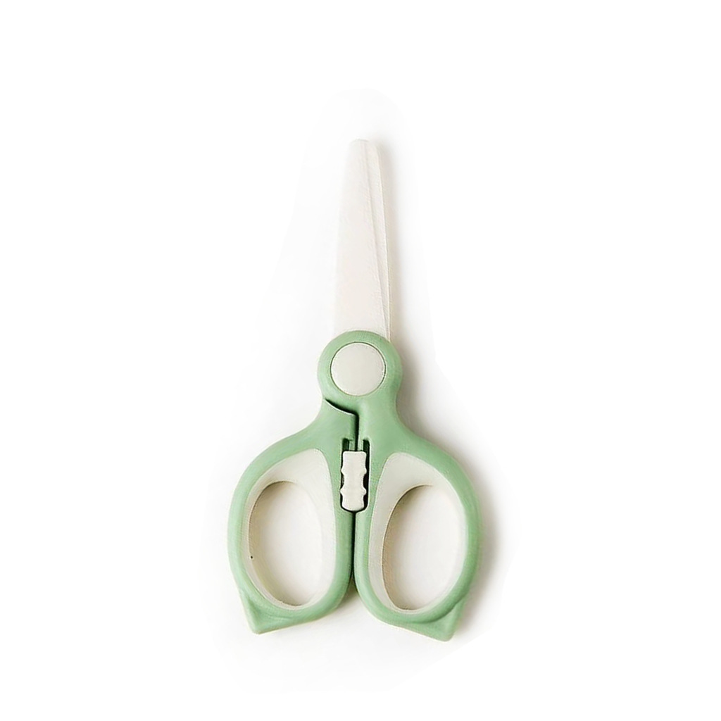Ceramic baby food scissors, children's scissors, portable food scissors, meat scissors, noodle scissors, baby food special scissors, kitchen scissors Item Picture