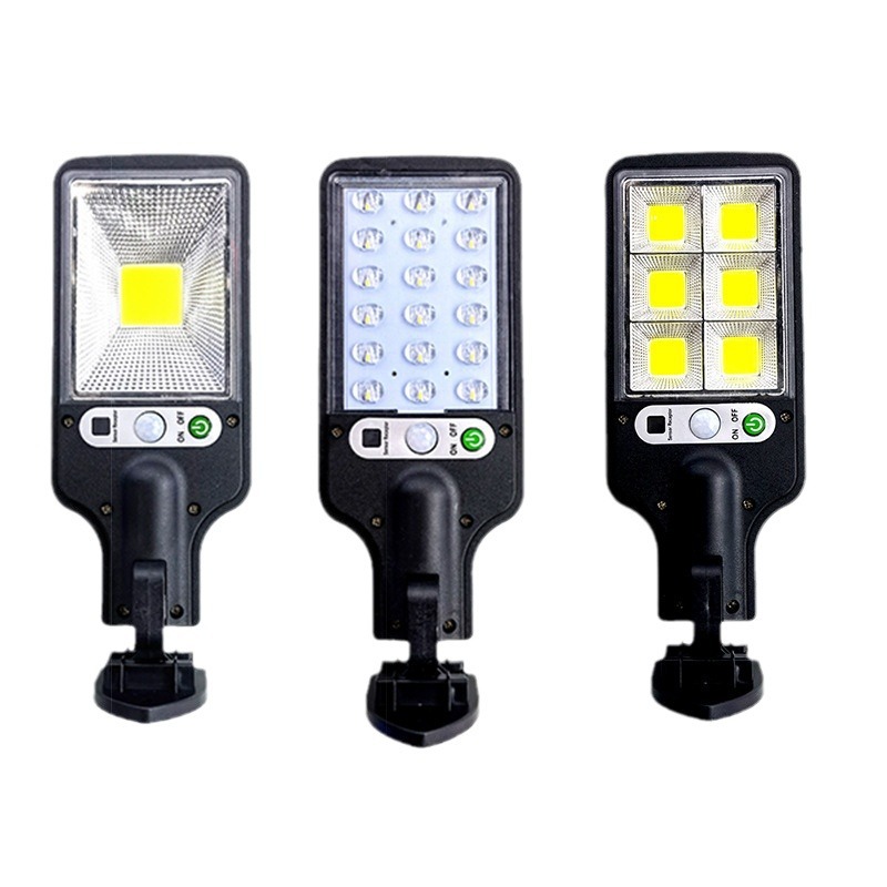 Cross-border bestseller outdoor aluminum solar street lamp, human-sensing courtyard garden with remote control LED waterproof wall lamp Item Picture
