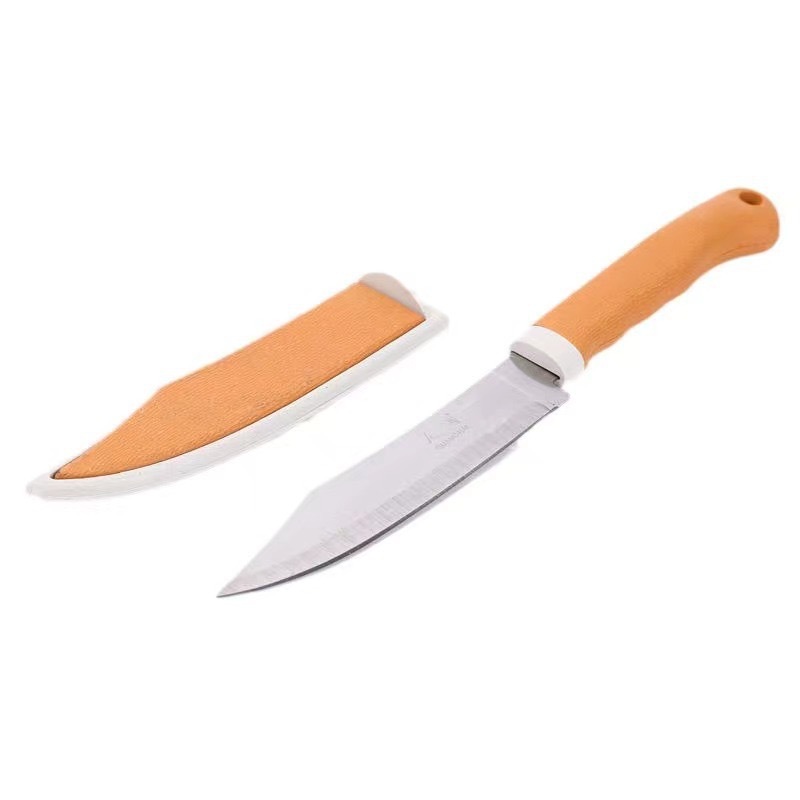 Factory direct sales of yellow sleeve knife, stainless steel j household fruit knife, peeler knife wholesale two-yuan store supply Item Picture