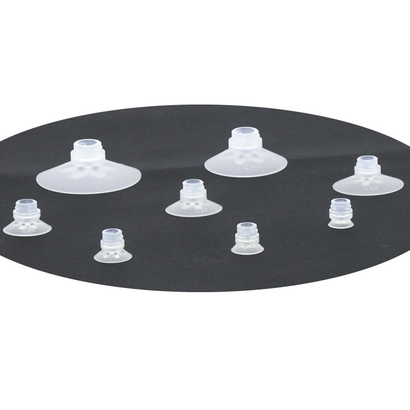 【 BORGward Pneumatic 】 Wholesale vacuum suction cup ZP10-50C with lock ring type vacuum suction cup Specification drawing