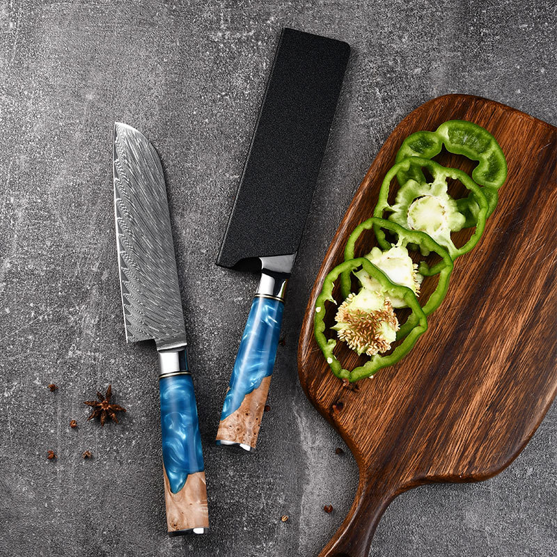 Stainless steel chef knife covers, universal kitchen knives, household ceramic fruit small knife protective covers with built-in cotton fluff wholesale details Picture