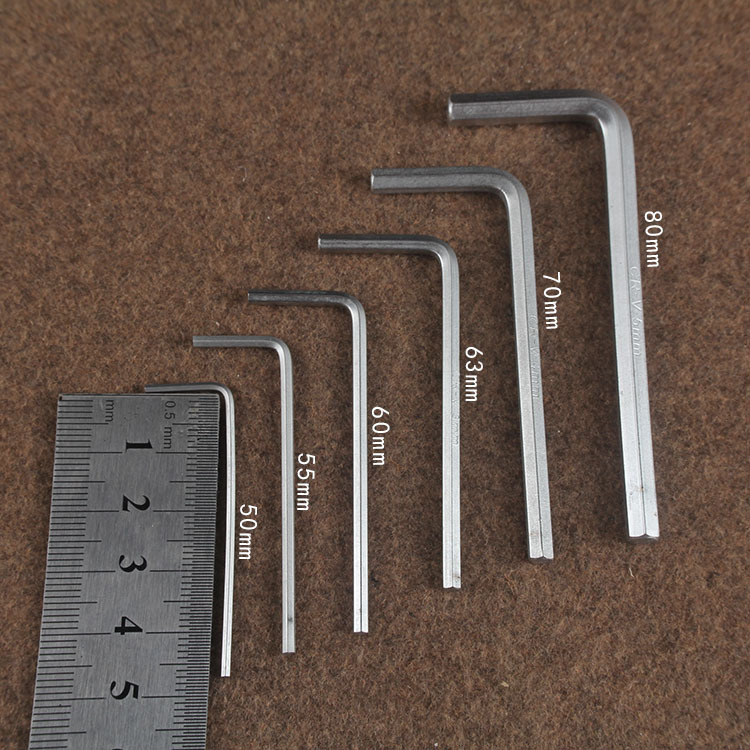 Flat-head Allen wrench, flexible hexagonal wrench, L-shaped bend wrench details Picture
