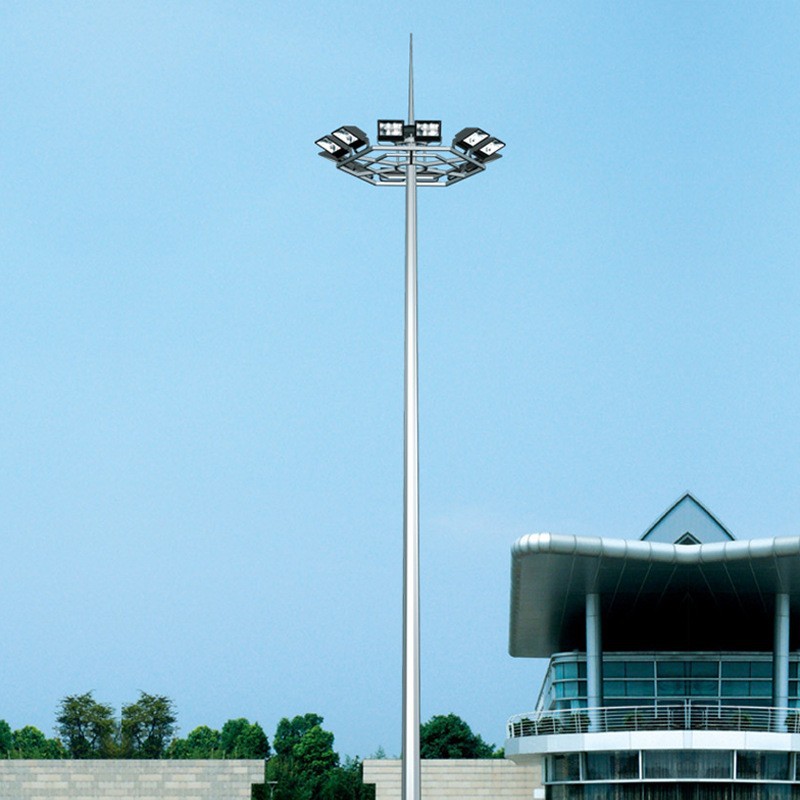 10-meter, 20-meter, 30-meter, 40M high mast light source manufacturer, stadium and station lifting medium and high mast light l Meihua Lighting Specification drawing