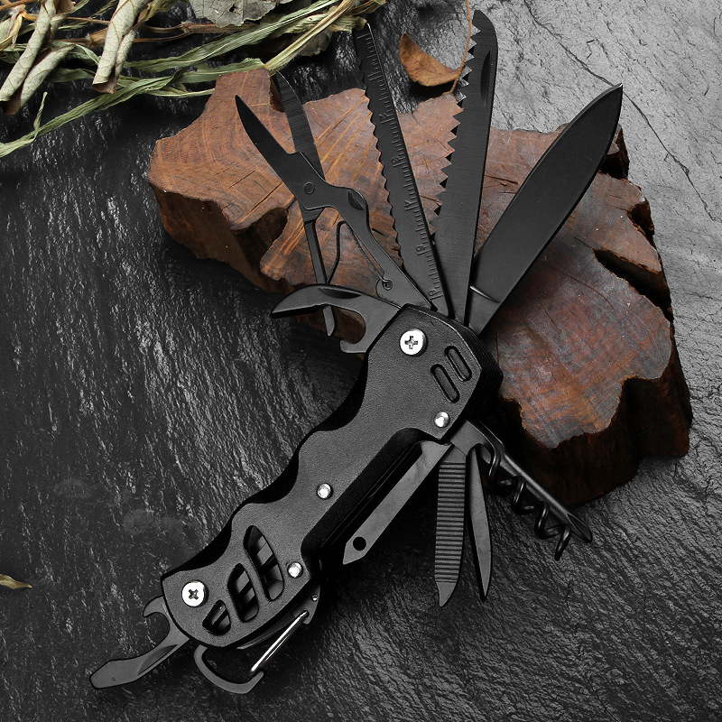 Swiss knife, multi-functional small knife, camping car, outdoor gift, home convenience, creative EDC combination tool full figure