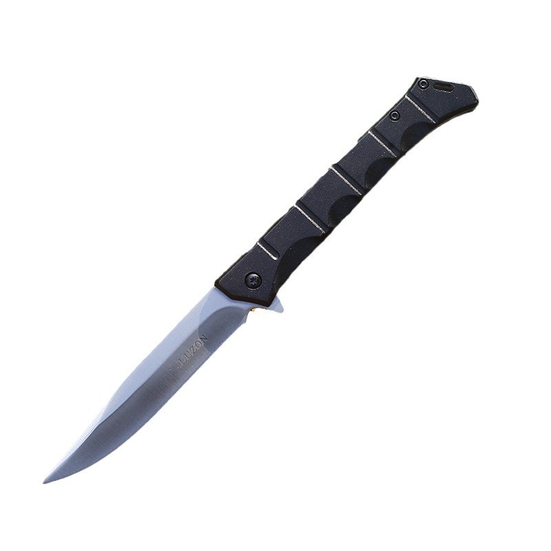 High-hardness outdoor survival folding knife, camping self-defense, portable survival folding knife with aluminum handle Item Picture