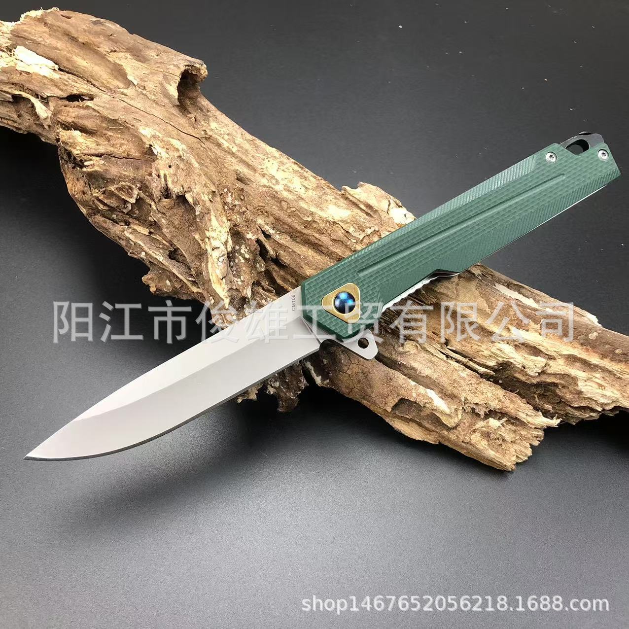 Outdoor knife, camping sharp pocket knife G10 handle, high-quality stainless steel bearing folding knife, camping fruit knife Application Scenario