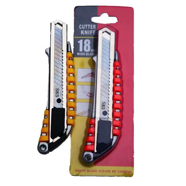 Factory wholesale of large-sized utility knives, rubber-coated aluminum alloy multi-functional wallpaper knives, paper cutting knives, medium knives, tool knives and cutting knives undefined