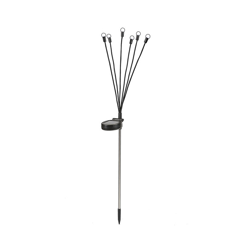 Cross-border Amazon solar firefly lamp, garden lamp, outdoor garden decoration, wind-moving firefly ground plug, lawn Item Picture