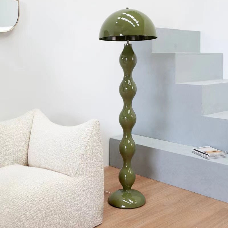 Mid-style floor lamps, high-end living room ornaments, mushroom-shaped floor atmosphere lamps, InS-style popular floor lamps details Picture