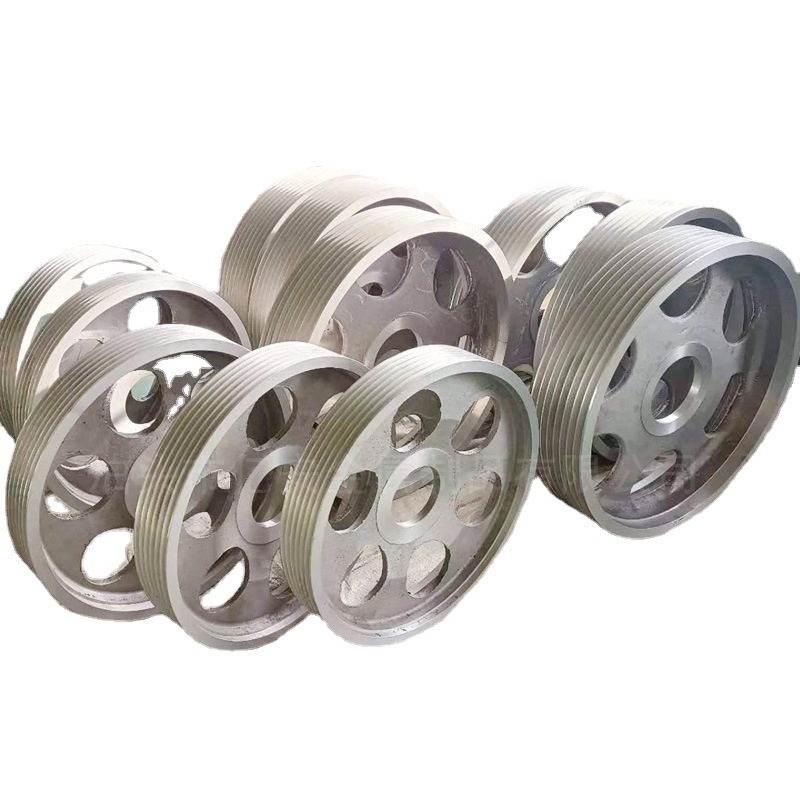 Aluminum wire wheel processing, cable guide wheel, large conductor wheel, traction wheel, aluminum alloy pulley, drive wheel manufacturer Item Picture