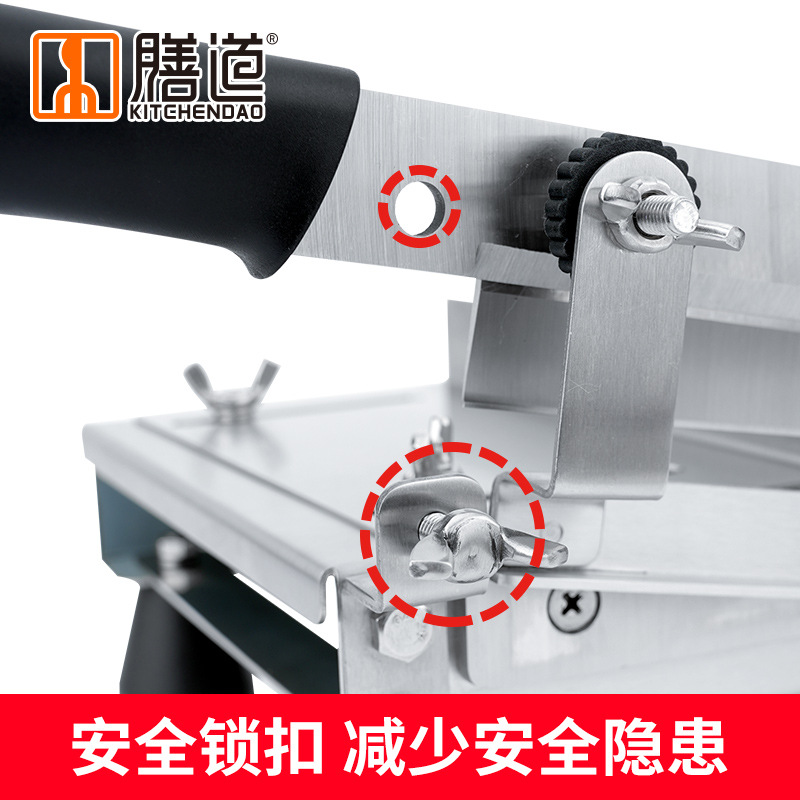 Shandao 12-inch medium-sized sugar cutter, toffee and donkey-hide gelatin cake slicer, rice cake, nougat, snowflake pastry cutter, cutting into pieces details Picture