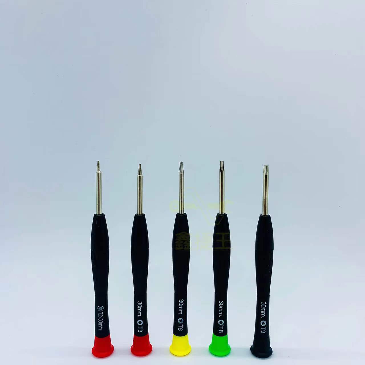 Multi-functional magnetic precision screwdriver, hardening mobile phone clock disassembly tool, T-shaped 0.6Y color cap screwdriver, 0.8 five-star details Picture