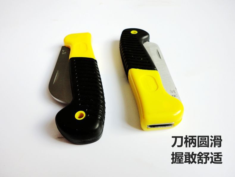 Mairuike plastic-handled insulated electrician's knife, straight head curved edge wire stripping knife, folding knife, stainless steel cable knife Application Scenario