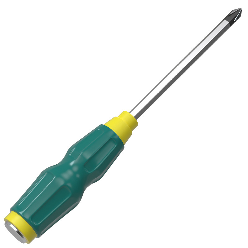 The through-hole screwdriver can strike industrial-grade chromium-vanadium steel S2 screwdriver, flat-head screwdriver with a cross shape Item Picture