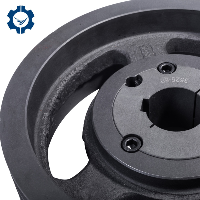 Wholesale of European standard cast iron pulleys SPA/SPB/SPC/SPZ conical sleeve pulleys from the manufacturer Item Picture