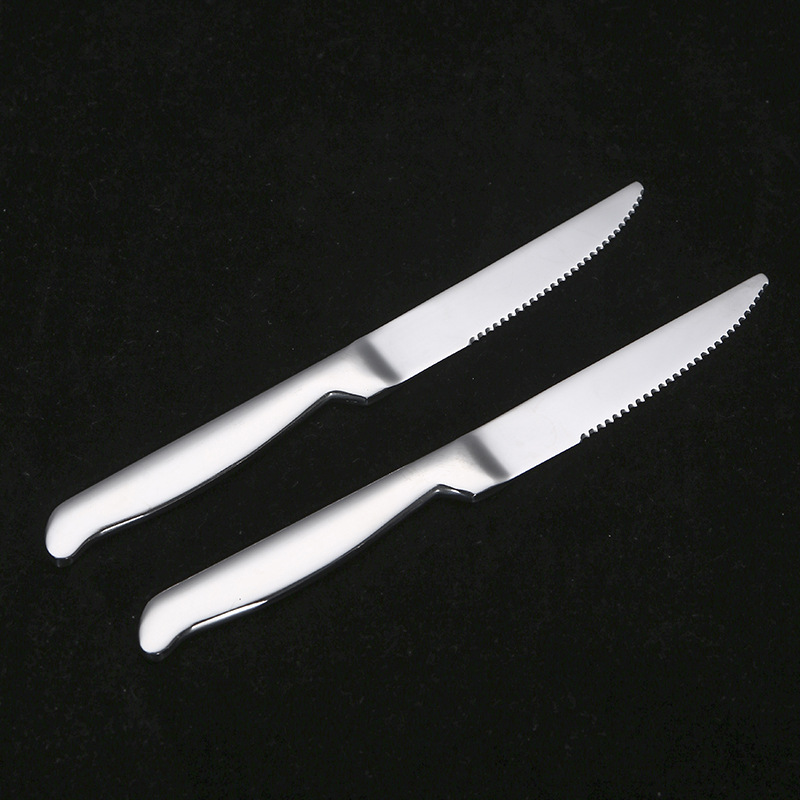 Baishida stainless steel 420 table knife, Steak knife, sharp steak knife for Western restaurants, Nordic tableware steak knife full figure