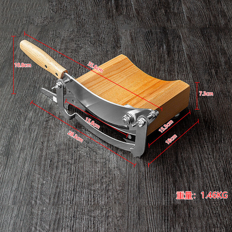 Commercial cutting of Chinese medicinal materials, guillotine knife for cutting Ganoderma lucidum and ginseng slices, manual small-sized knife slicer, household portable slicer Item Picture