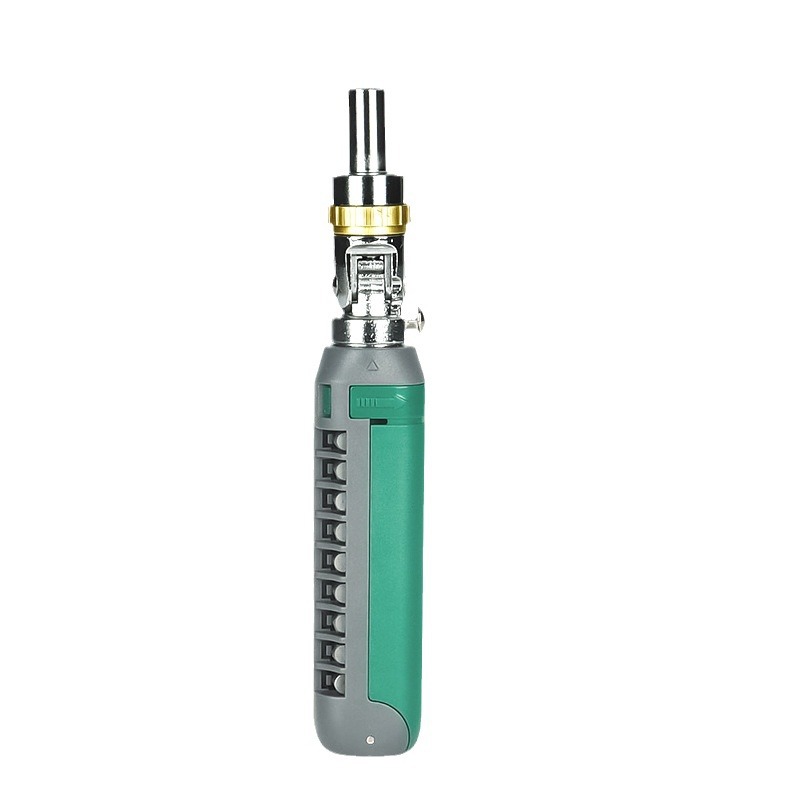 Multi-angle and multi-functional ratchet screwdriver set, flat-head cross and hexagonal set, plum blossom screwdriver, screwdriver bit Item Picture