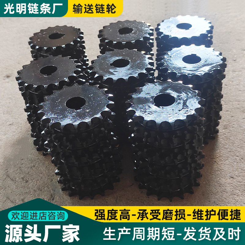 Double-row sprocket mixer chain sprocket bearing sprocket transmission chain mechanical parts complete set stainless steel sprocket Application Scenario