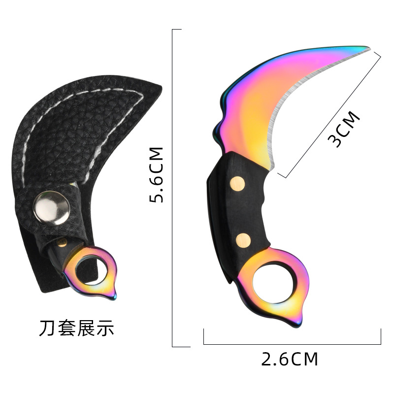 The factory supplies keychains, small kitchen knives, mini knives, express box opening knives, portable keys, pendants, accessories and claw knives undefined