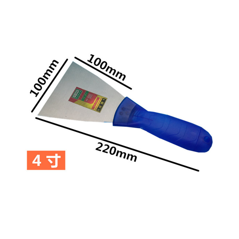 The manufacturer sells plastic-handled putty knives, 3-inch cleaning knives, scrapers, putty scraping tools, and stainless steel knives for wholesale Application Scenario