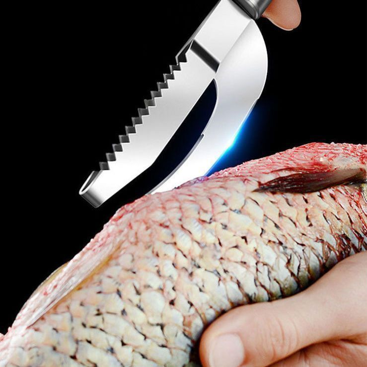 Multi-functional scale scraper, fish scale remover, fish belly planer, flower cutting knife, household thickened stainless steel special fish-killing wonder Application Scenario