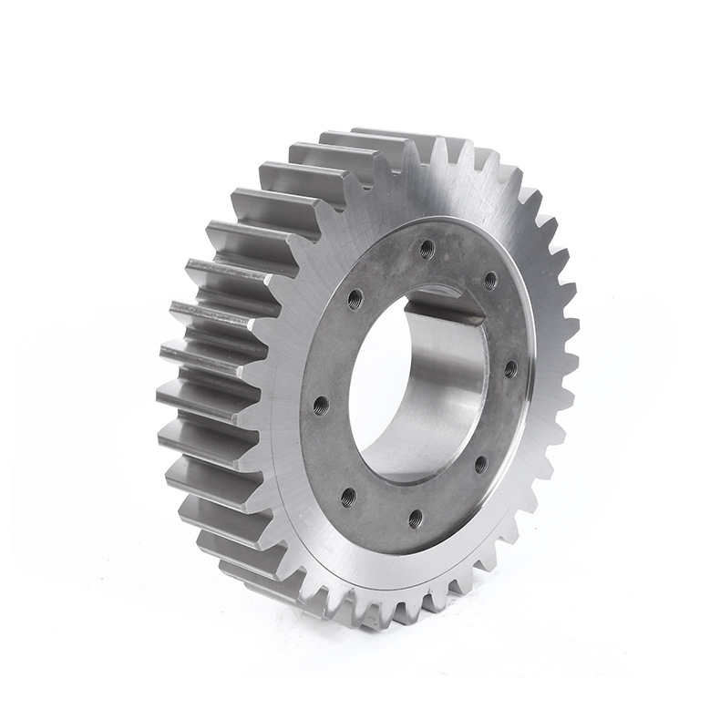 45# steel spur gears, straight gears, industrial machinery conveyor gears, non-standard cylindrical industrial gears Item Picture